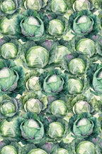 Papel de parede botânico couves verde vibrante — imagem 2