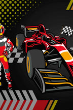 Mural de parede corrida de Fórmula 1 moderno — imagem 5