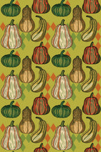 Papel de parede abóboras estilo retro vintage — imagem 2