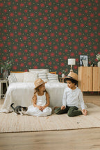 Papel de parede estrelas de Natal estilo vintage — imagem 3