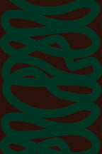 Papel de parede linhas verdes fundo castanho moderno — imagem 2