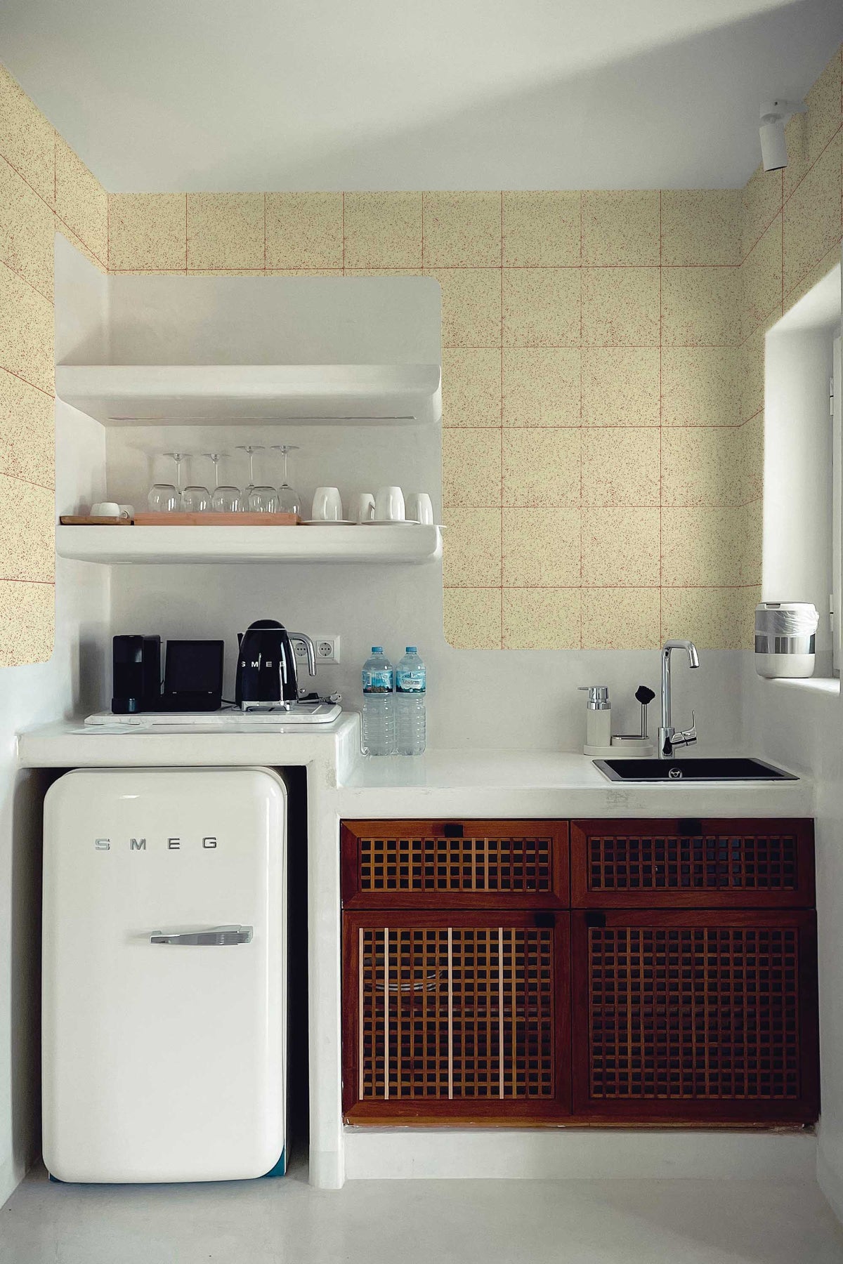 Papel de parede azulejos terrosos estilo eclético — imagem 3