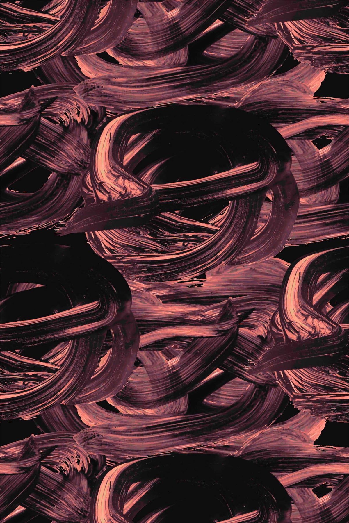 Papel de parede pinceladas abstrato bordeaux — imagem 2