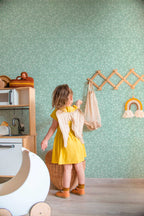 Papel de parede estrelas verdes estilo boho — imagem 3