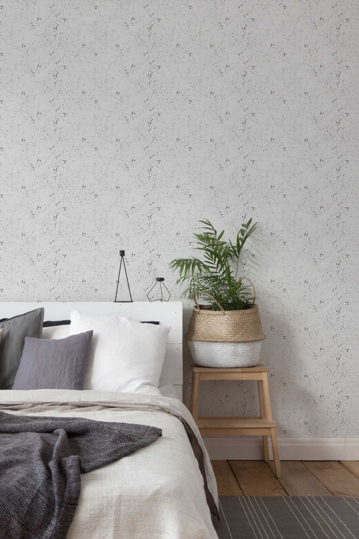Papel de parede betão cinzento estilo minimalista — imagem 4