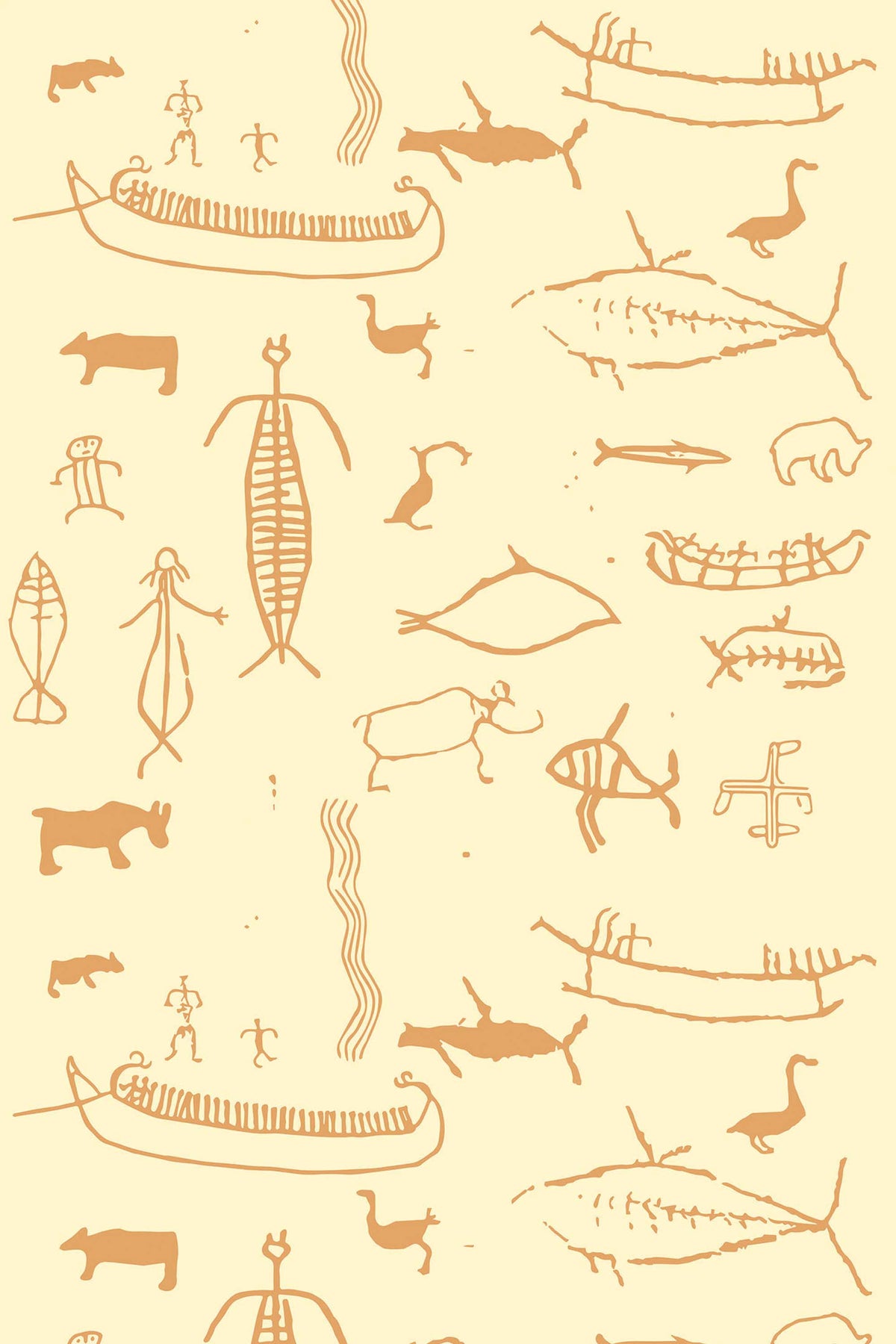 Papel de parede primitivo estilo escandinavo areia — imagem 2