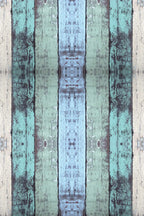 Papel de parede madeira rústica azul e bege — imagem 2