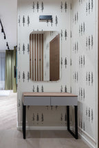 Papel de parede silhueta pinheiros — imagem 2