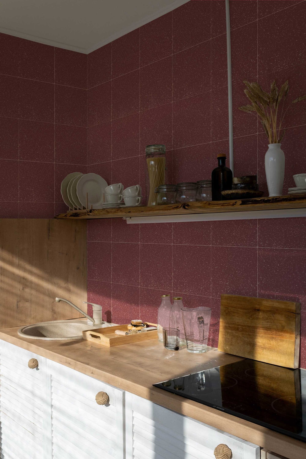 Papel de parede azulejos cobre vintage — imagem 3