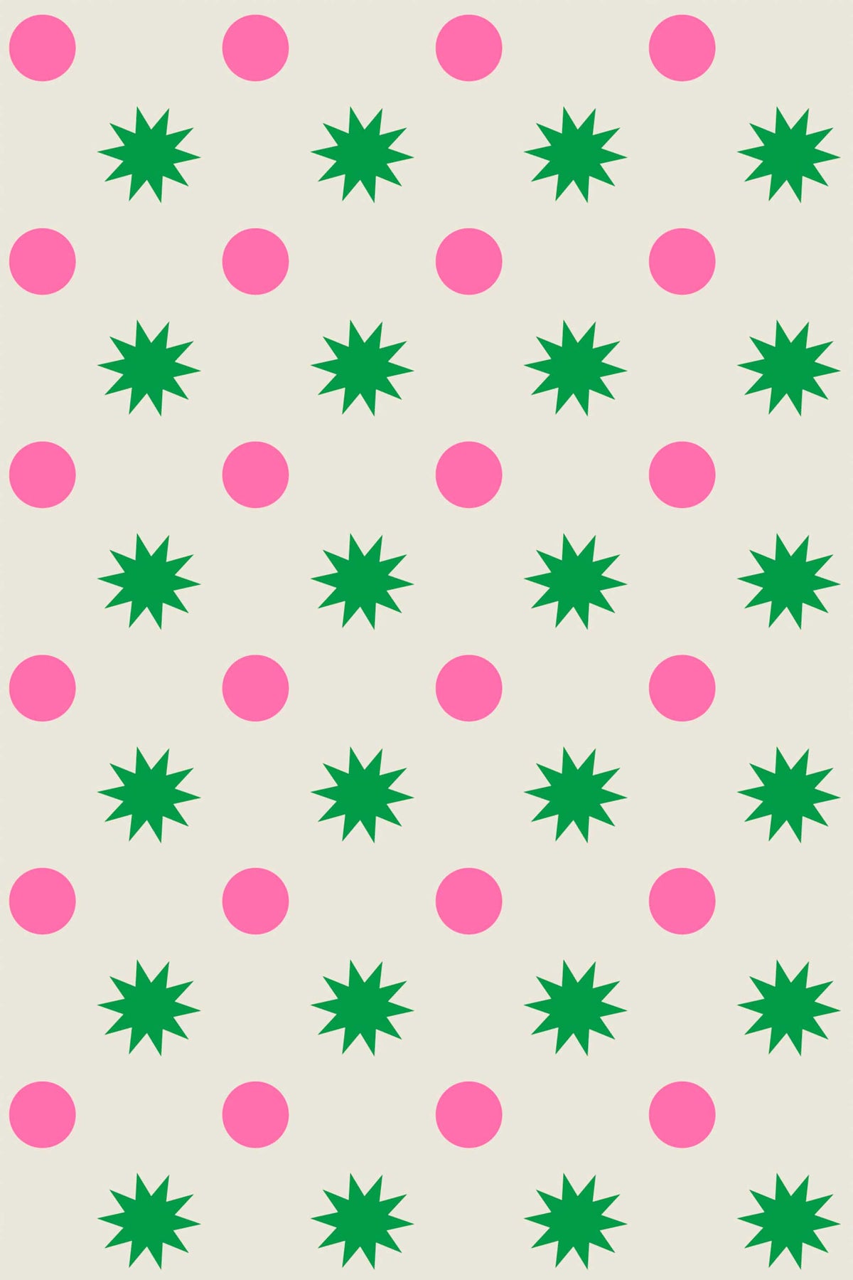 Papel de parede estrelas geométricas verde e rosa — imagem 2