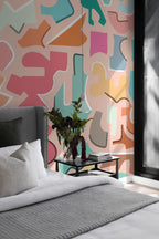 Mural de parede doodle colorido infantil — imagem 2