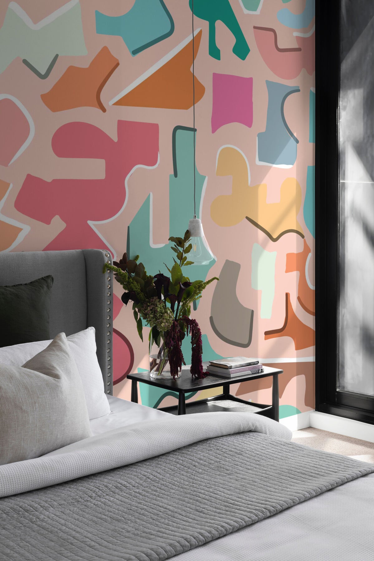 Mural de parede doodle colorido infantil — imagem 2