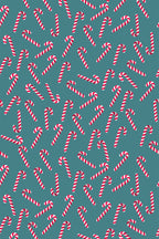 Papel de parede riscas vermelho e verde-azulado — imagem 2