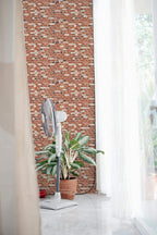 Papel de parede tijolo terracota vintage — imagem 4
