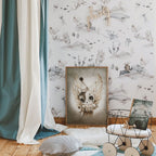 Papel de parede fundo do mar estilo vintage — imagem 6