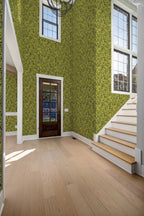 Papel de parede leopardo chartreuse e cinzento — imagem 3