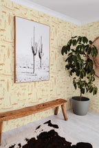 Papel de parede primitivo estilo escandinavo areia — imagem 4