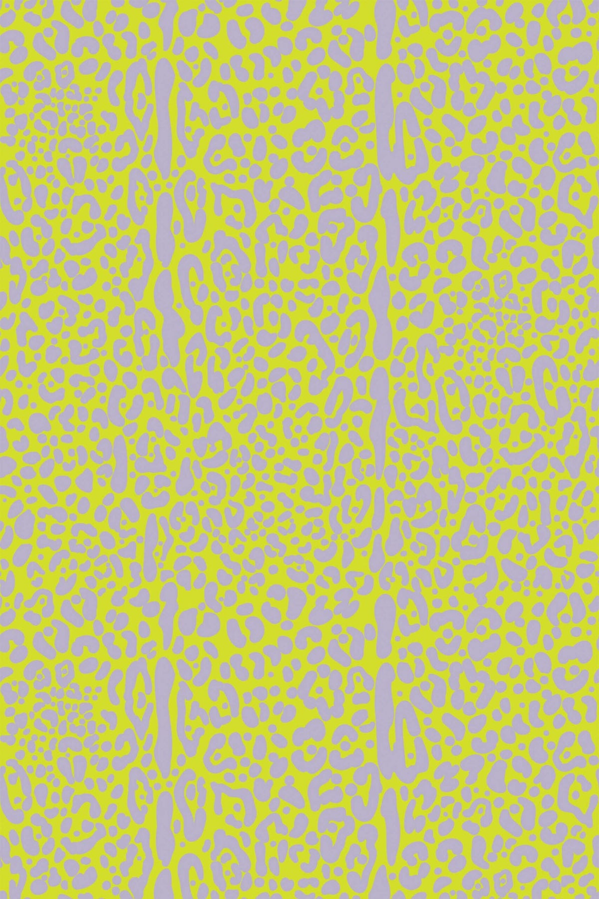 Papel de parede leopardo verde e lilás neon — imagem 2