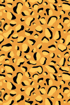 Papel de parede estampado chita laranja vibrante — imagem 2